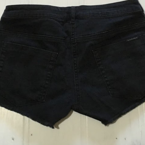 Maison Scotch Black Star Studded Shorts Size 25 - Picture 3 of 4
